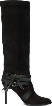 Isabel Marant 90mm Analui boots - women - Calf Leather/Calf Leather/Calf Leather - 36 - Black