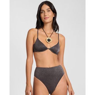 Onia Liana Bikini Top in Espresso at Nordstrom, Size X-Large