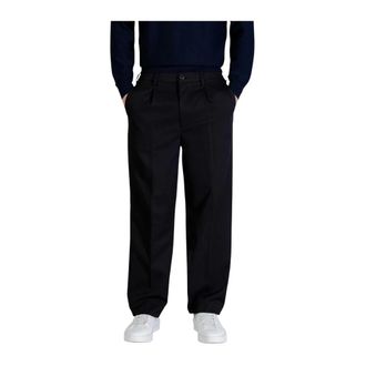 Only & Sons Straight Trousers, male, Black, Size: XL Trousers with Front Pockets