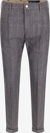 Jacob Cohen Karierte Hose aus Schurwolle Henry