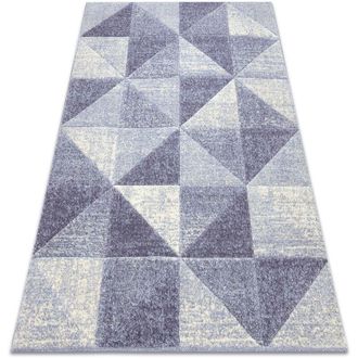 RugsX Rugsx - Alfombra Feel 5672/17944 Triangulos Beige/violet Purple 180x270 Cm