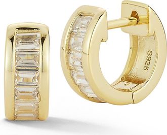 Glaze Jewelry Cubic Zirconia Small Hoop Earrings in Gold at Nordstrom Rack