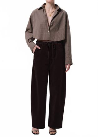 Citizens Of Humanity Ana Cropped Shirt In Heritage