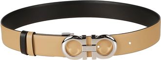 Ferragamo Double Gancini Buckled Belt