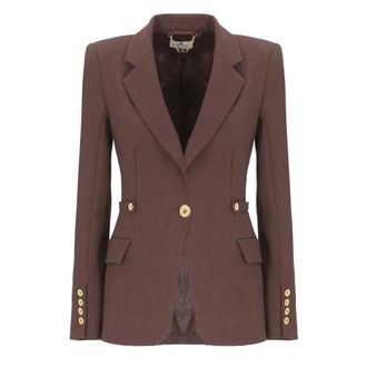 Elisabetta Franchi Jewel Strap Blazer