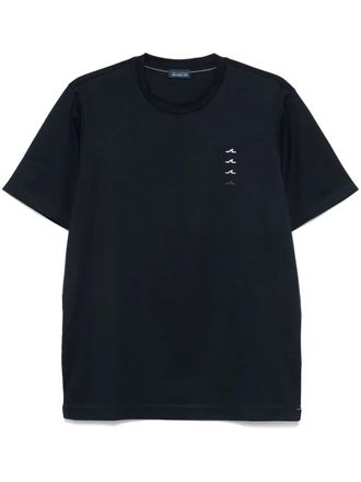 Paul & Shark logo-print T-shirt - Blue