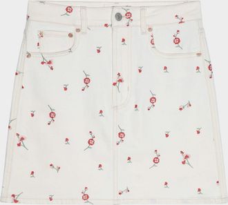 Rails Burbank Floral Denim Miniskirt
