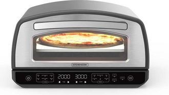 OEM Kitchencook - Forno Per Pizza - 2000w - Fino A 450&deg;c - 12 Programmi - Piastra Di Cottura In Smalto, Paletta E Tagliapizza In Inox