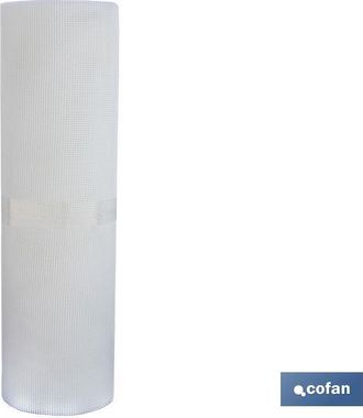 cofan Malla Plast. Cuadrada Jardin 5mm Blanco 1x25m, Rollo De Malla En Pvc En Color Blanco, El Tama&ntilde;o O Dimensi&oacute;n Del Cuadrado Es De 5 Mm De Lado. Se Vende 