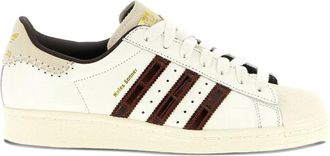 adidas x Wales Bonner Superstar crocodile-effect sneakers - Neutrals