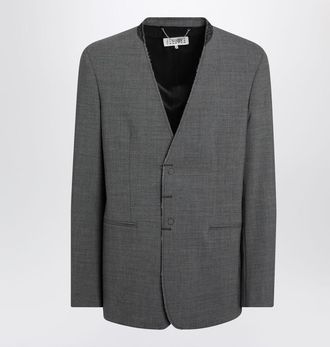 Maison Margiela M&eacute;lange Wool-Blend Jacket