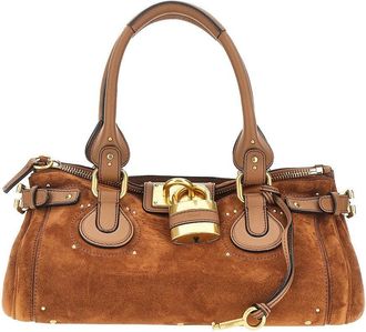 Chlo&eacute; Suede leather Paddington bag Woman One Size