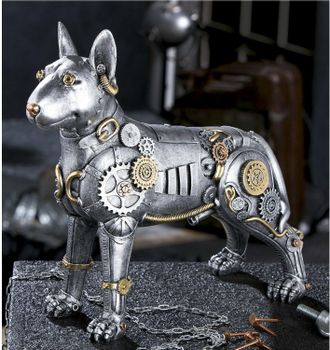 Casablanca Design Tierfigur »Skulptur Steampunk pitbull«
