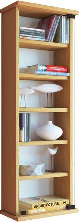 ebuy24 Estante De Pared Dvd Cd De Madera Vcm Estante Colgante Con Puerta De Vidrio De Seguridad Esg Espacio Para 150 Cd O 65 Dvd O 36 V&iacute;deos Dimensiones: 92 