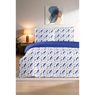 Blanc Avenue Juego de funda de edred&oacute;n 240x220 cm+ 2 FA 65x65 cm 100% algod&oacute;n