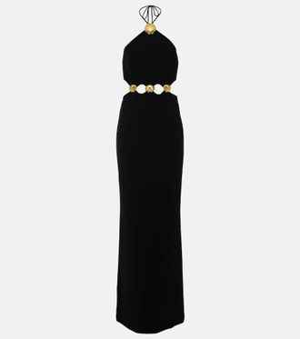 Rebecca Vallance Chelsea halterneck gown