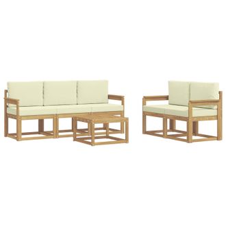 vidaXL Set Di Divani Da Esterno 6 Pz Vidaxl