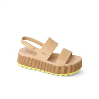 Reef Womens Water Vista Higher Sandal In Sand Lime