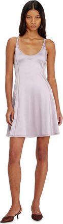 Diesel Fluid mini dress with double straps - Dresses - Woman - Violet