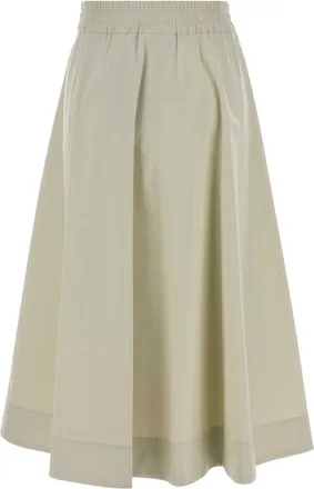 Herno Nylon A-Line Skirt - Beige