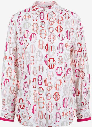 Herzen&rsquo;s Angelegenheit Lang&auml;rmelige Bluse aus Seide Ballet Multi