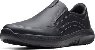 Clarks Pro Step Loafer Leather Shoes in Black Size 10.5