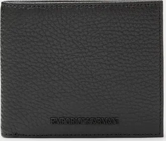 Emporio Armani Mens Grained leather wallet