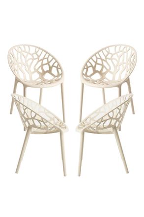 Regalos Miguel Regalos Miguel - Packs Sillas Jard&iacute;n - Pack 4 Sillas Nido - Beige