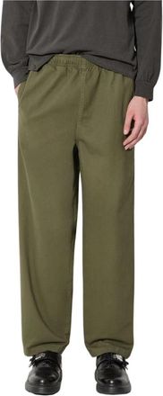 Thisisneverthat Easy Pant - Heren - Straight fit broeken - Groen - L - Katoen - Broeken