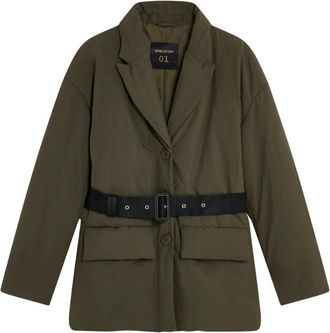 Semicouture Donna, Cappotti, Verde, S, new