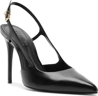 Schutz Boris Slingback Pump in Black/gold at Nordstrom, Size 8.5