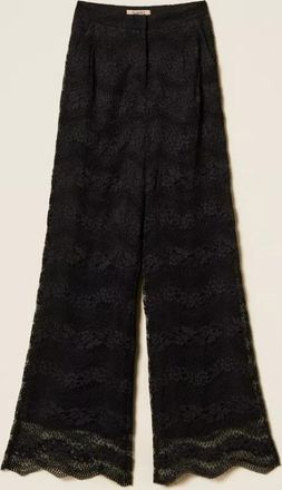 Twin-Set Macrame kanten broek