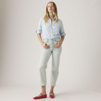 Levi's Ribcage Straight Ankle Lightweight Jeans - Womens - 24X27 - Blue