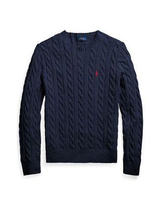 Ralph Lauren CABLE KNIT COTTON SWEATER