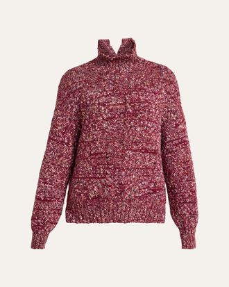 Proenza Schouler Sol Melange Knit Turtleneck Sweater