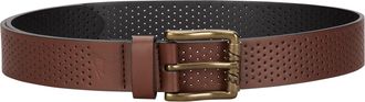Nike Mens Perforated Leather Belt in Brown | 180180-200