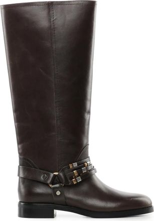 Pinko High Boots - Dames - Hoge Laarzen - Bruin - 37 EU - Schoenen