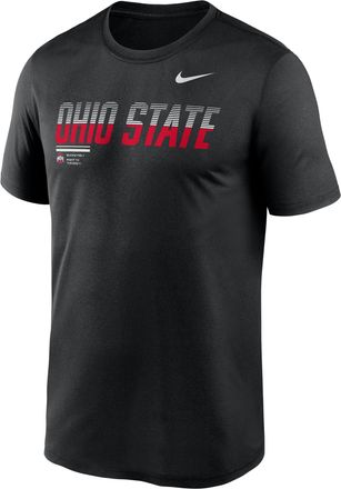 Nike Ohio State Sideline Legend Nike Mens Dri-FIT College T-Shirt in Black | 02TI00AOH-7SB
