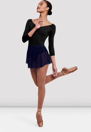 Bloch BLOCH Ladies Jaye Mesh Skirt, Navy