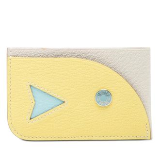 Herm&egrave;s Pre-owned Hermes Chevre Mysore Poisson Card Holder Ladies PO9X92KCO1HLHD1Y
