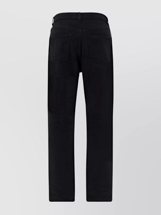 Saint Laurent vanessa monochrome denim pants with back pockets
