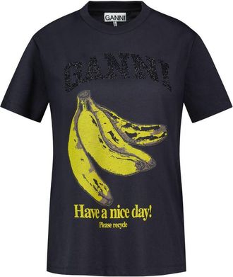 Ganni Basic Banana T Shirt