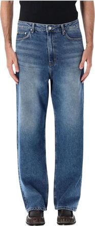 Dunst Straight Regular Jeans - Heren - Regular Fit Jeans - Blauw - M - Katoen - Jeans
