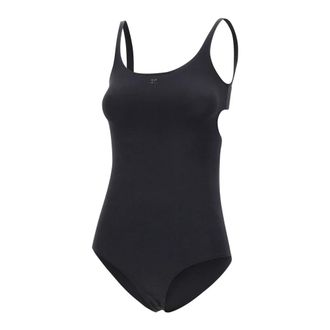 Courr&egrave;ges One-piece, female, Black, Size: XS Cut-Out Swimsuit
