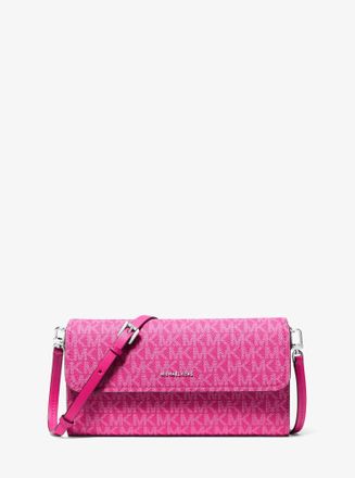 Michael Kors Jet Set Small Signature Logo Convertible Crossbody Bag