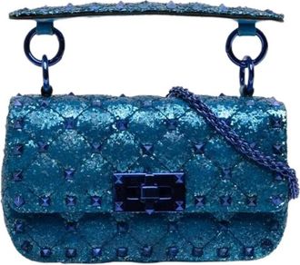 Valentino Pre-owned Mini Bags, female, Blue, Size: ONE SIZE Pre-owned Mini Bag