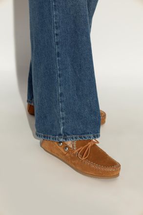 Isabel Marant Shoes Fitza Type Loafers, Womens, Brown
