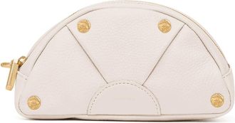 Hammitt Hammitt Shelley Pouch Calla Lily White Brushed Gold Hammered