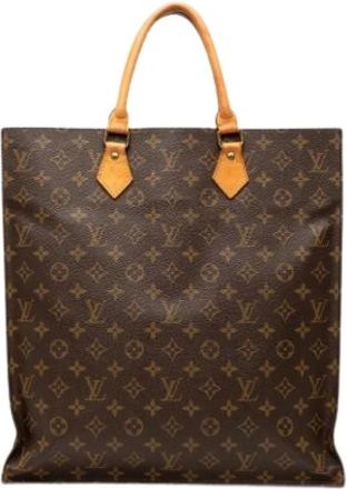 Louis Vuitton Pre-owned Sac Plat - Dames - Vintage Shopper - Bruin - ONE Size - Leer - Vintage