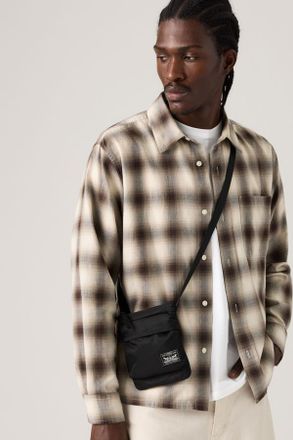Levi's Mission Bay Crossbody Pouch - Hombre - One Size - Negro / Caviar